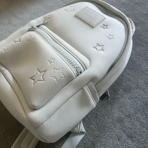 Dagne Dover powder blue backpack with stars